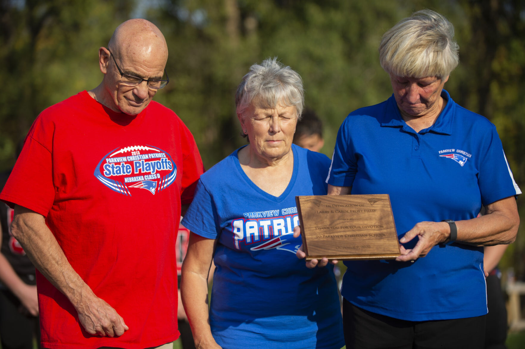 Parkview Christian football field dedication, 10.9